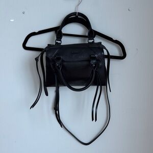 Aldo Elegant Black Leather Satchel